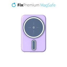 FixPremium - MagSafe PowerBank Pro 10 000mAh, fialová