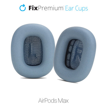 FixPremium - Náhradní Náušníky pro Apple AirPods Max (Eco-Leather), modrá