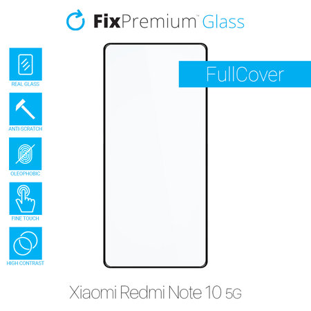 FixPremium FullCover Glass - Tvrzené sklo pro Xiaomi Redmi Note 10 5G