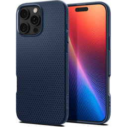 Spigen - Pouzdro Liquid Air pro iPhone 16 Pro, navy blue