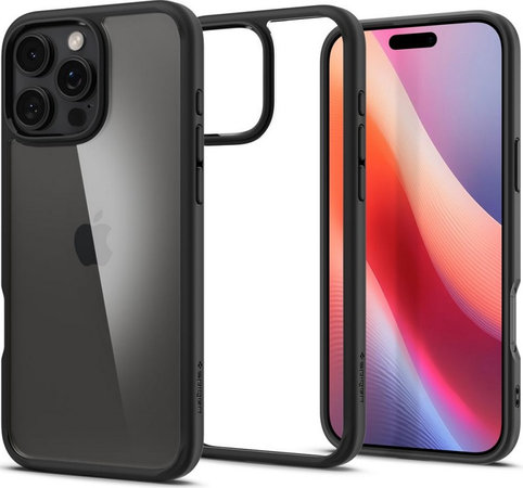 Spigen - Pouzdro Ultra Hybrid pro iPhone 16 Pro, matte black