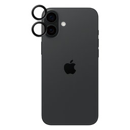 PanzerGlass - Ochranný Kryt Objektivu Fotoaparátu Hoops pro iPhone 16 a 16 Plus, černá