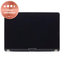 Apple MacBook Air 13" M3 A3113 (2024) - LCD Displej + Přední Sklo + Kryt (Midnight) Original Refurbished