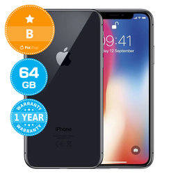 Apple iPhone X Space Gray 64GB B Repasovaný