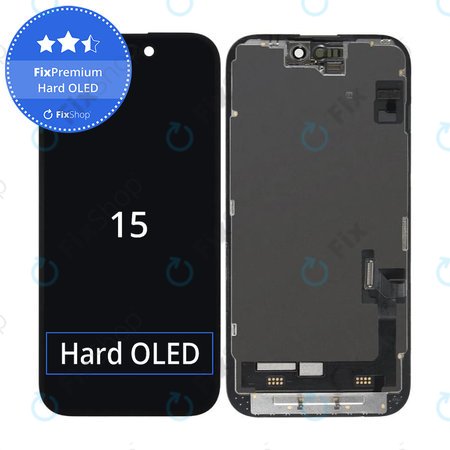 Apple iPhone 15 - LCD Displej + Dotykové Sklo + Rám FixPremium Hard