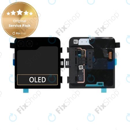 Samsung Galaxy Z Flip 5 F731B - LCD Displej + Dotykové Sklo + Rám (Vnější) - GH97-29135A Genuine Service Pack