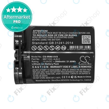 iRobot Braava jet m6 - Baterie ALB-C, M611020 Li-Ion 10.8V 2000mAh HQ