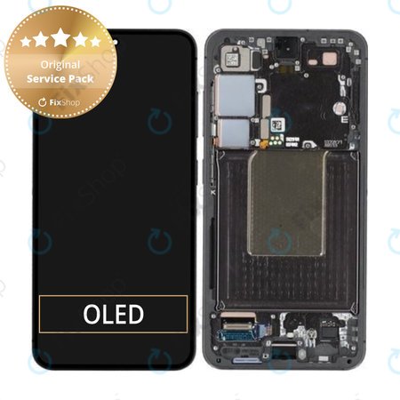 Samsung Galaxy S24 S921B - LCD Displej + Dotykové Sklo + Rám (Onyx Black) - GH82-33287A Genuine Service Pack