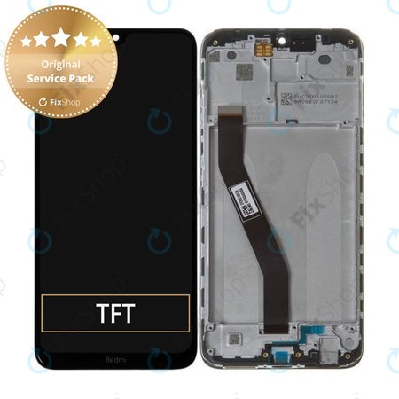 Xiaomi Redmi 8, Redmi 8A - LCD Displej + Dotykové Sklo + Rám (Onyx Black) - 5600040C3I00 Genuine Service Pack