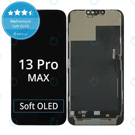 Apple iPhone 13 Pro Max - LCD Displej + Dotykové Sklo + Rám FixPremium Soft