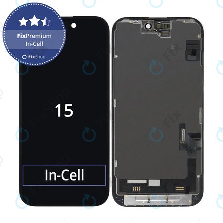 Apple iPhone 15 - LCD Displej + Dotykové Sklo + Rám In-Cell FixPremium