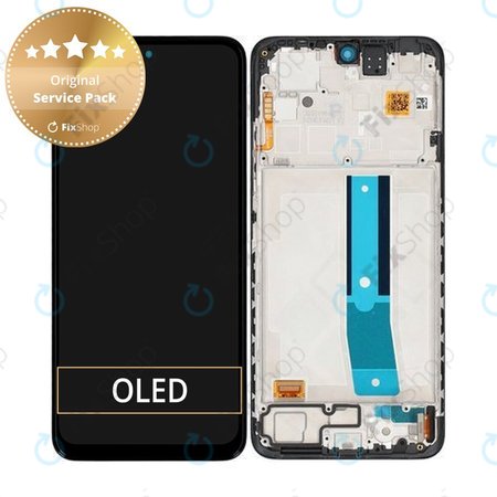 Xiaomi Redmi Note 12S 2303CRA44A - LCD Displej + Dotykové Sklo + Rám (Onyx Black) - 560001K7SR00 Genuine Service Pack