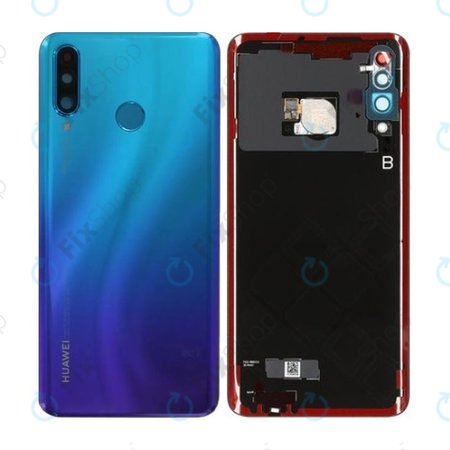 Huawei P30 Lite, P30 Lite 2020 - Bateriový Kryt (Peacock Blue) - 02352RPY Genuine Service Pack