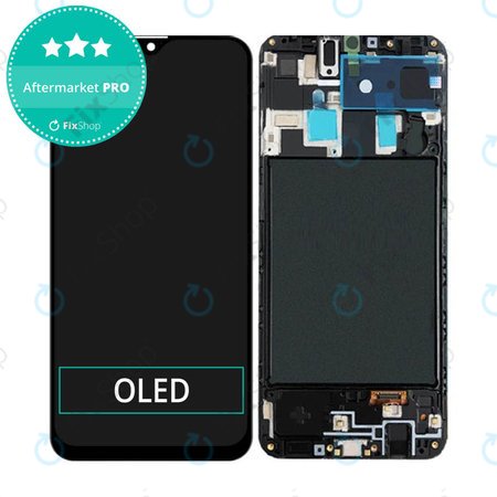 Samsung Galaxy A20 A205F - LCD Displej + Dotykové Sklo + Rám OLED