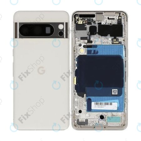 Google Pixel 8 Pro GC3VE G1MNW - Zadní Housing (Porcelain) - G949-00694-01 Genuine Service Pack