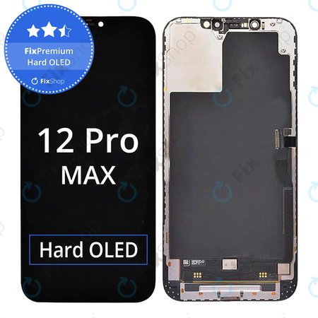 Apple iPhone 12 Pro Max - LCD Displej + Dotykové Sklo + Rám Hard OLED FixPremium