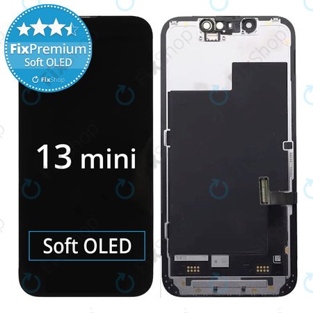 Apple iPhone 13 Mini - LCD Displej + Dotykové Sklo + Rám Soft OLED FixPremium