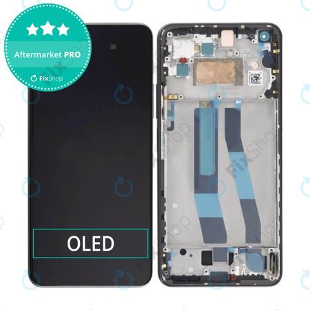 Xiaomi 11 Lite 5G NE 2109119DG 2107119DC - LCD Displej + Dotykové Sklo + Rám (Black) OLED